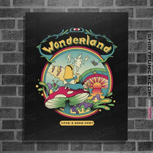 Load image into Gallery viewer, Secret_Shirts Posters / 4"x6" / Black Wonderland Dreamer