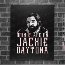 Load image into Gallery viewer, Shirts Posters / 4"x6" / Black Jackie Daytona