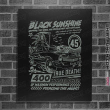 Load image into Gallery viewer, Daily_Deal_Shirts Posters / 4"x6" / Black Black Sunshine