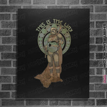 Load image into Gallery viewer, Shirts Posters / 4"x6" / Black Mando Nouveau