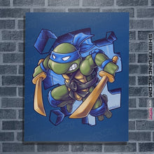 Load image into Gallery viewer, Daily_Deal_Shirts Posters / 4"x6" / Royal Blue Toy Leo