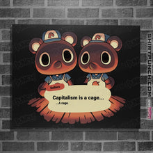 Load image into Gallery viewer, Shirts Posters / 4"x6" / Black A Cage