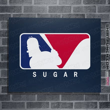 Load image into Gallery viewer, Secret_Shirts Posters / 4"x6" / Navy Sugar League