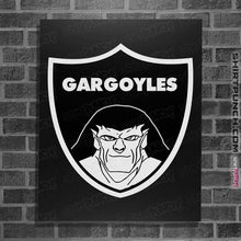 Load image into Gallery viewer, Secret_Shirts Posters / 4"x6" / Black Gargoyles Raid