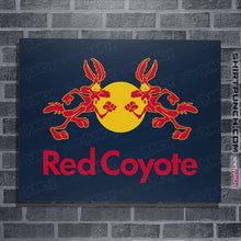 Load image into Gallery viewer, Daily_Deal_Shirts Posters / 4"x6" / Navy Red Coyote