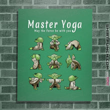 Load image into Gallery viewer, Daily_Deal_Shirts Posters / 4"x6" / Irish Green Master Yoga