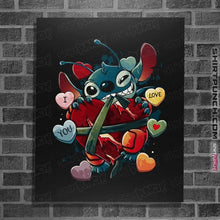 Load image into Gallery viewer, Daily_Deal_Shirts Posters / 4"x6" / Black Experiment Valentine