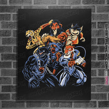 Load image into Gallery viewer, Shirts Posters / 4"x6" / Black Terror Cats