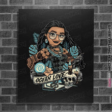 Load image into Gallery viewer, Daily_Deal_Shirts Posters / 4"x6" / Black Rocker Moana