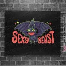 Load image into Gallery viewer, Shirts Posters / 4"x6" / Black Sexy Beast