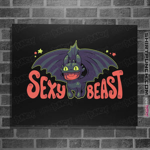 Shirts Posters / 4"x6" / Black Sexy Beast