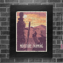 Load image into Gallery viewer, Shirts Posters / 4"x6" / Black The Future Of Moisture Farming