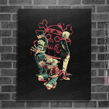 Load image into Gallery viewer, Daily_Deal_Shirts Posters / 4"x6" / Black Monster Trio