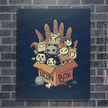 Load image into Gallery viewer, Shirts Posters / 4"x6" / Navy Game Of Boxes