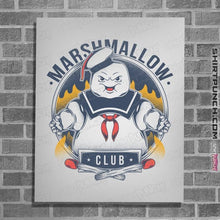 Load image into Gallery viewer, Shirts Posters / 4"x6" / White Marshmallow Club