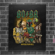 Load image into Gallery viewer, Daily_Deal_Shirts Posters / 4"x6" / Black Hunters From Hell