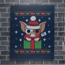 Load image into Gallery viewer, Shirts Posters / 4"x6" / Navy Peltzer Christmas