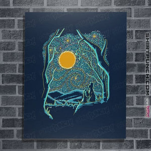 Shirts Posters / 4"x6" / Navy Starry Dogs