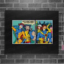 Load image into Gallery viewer, Secret_Shirts Posters / 4"x6" / Black He Doesn't Know