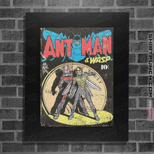Load image into Gallery viewer, Shirts Posters / 4"x6" / Black Antman And Wasp