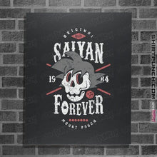 Load image into Gallery viewer, Shirts Posters / 4"x6" / Dark Heather Saiyan Forever