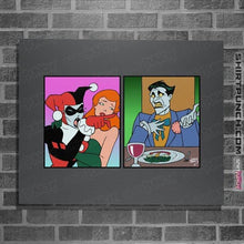 Load image into Gallery viewer, Secret_Shirts Posters / 4"x6" / Charcoal Yelling At Joker