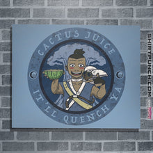 Load image into Gallery viewer, Shirts Posters / 4"x6" / Powder Blue Cactus Juice