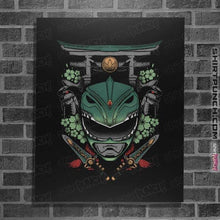 Load image into Gallery viewer, Shirts Posters / 4"x6" / Black Green Ranger