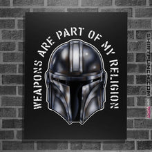 Load image into Gallery viewer, Shirts Posters / 4"x6" / Black Weapons Are Part Of My Religion