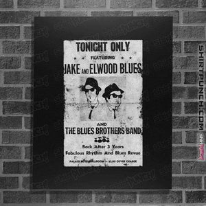 Shirts Posters / 4"x6" / Black Blues Brothers Gig Poster