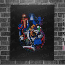 Load image into Gallery viewer, Shirts Posters / 4"x6" / Black Groovy Earthworm