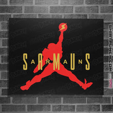 Load image into Gallery viewer, Shirts Posters / 4"x6" / Black Aran Jordan