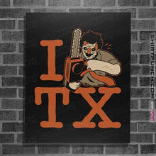 Load image into Gallery viewer, Secret_Shirts Posters / 4"x6" / Black I Love TX