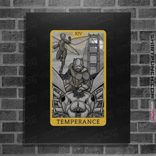 Load image into Gallery viewer, Shirts Posters / 4"x6" / Black Tarot Temperance