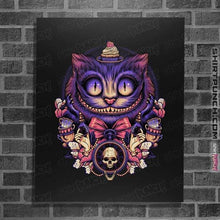 Load image into Gallery viewer, Daily_Deal_Shirts Posters / 4"x6" / Black The Mysterious Smile