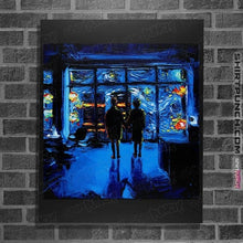 Load image into Gallery viewer, Daily_Deal_Shirts Posters / 4"x6" / Black Van Gogh Never Watched The World Burn