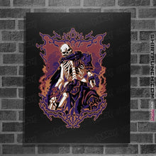 Load image into Gallery viewer, Shirts Posters / 4"x6" / Black Skull Monster