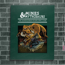 Load image into Gallery viewer, Secret_Shirts Posters / 4"x6" / Forest Mines And Mithosaurs