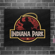Load image into Gallery viewer, Secret_Shirts Posters / 4"x6" / Black Indiana Park