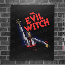 Load image into Gallery viewer, Secret_Shirts Posters / 4"x6" / Black The Evil Witch
