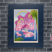 Load image into Gallery viewer, Shirts Posters / 4"x6" / Navy Visit Neverland