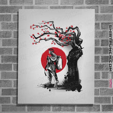 Load image into Gallery viewer, Shirts Posters / 4"x6" / White Fighter Under The Sun