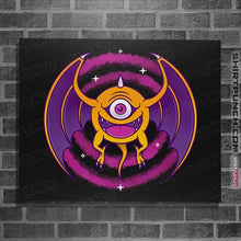 Load image into Gallery viewer, Shirts Posters / 4"x6" / Black Evil Eye