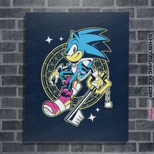 Load image into Gallery viewer, Daily_Deal_Shirts Posters / 4&quot;x6&quot; / Navy Sonic Kingdom Hearts
