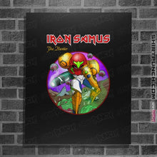 Load image into Gallery viewer, Daily_Deal_Shirts Posters / 4"x6" / Black Iron Samus