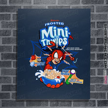 Load image into Gallery viewer, Shirts Posters / 4"x6" / Navy Frosted Mini Thwips