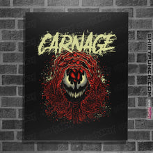 Load image into Gallery viewer, Shirts Posters / 4&quot;x6&quot; / Black Carnage Red
