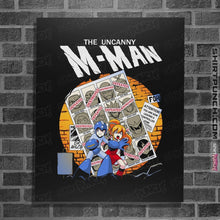 Load image into Gallery viewer, Shirts Posters / 4"x6" / Black The Uncanny M-Man