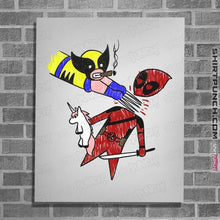 Load image into Gallery viewer, Secret_Shirts Posters / 4"x6" / White He Loves Me