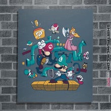 Load image into Gallery viewer, Daily_Deal_Shirts Posters / 4"x6" / Indigo Blue The Plumber Brothers